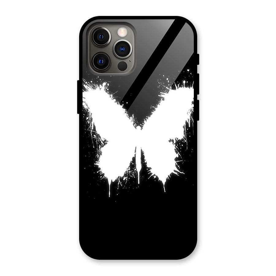 Magic Butterfly Glass Back Case for iPhone 12 Pro