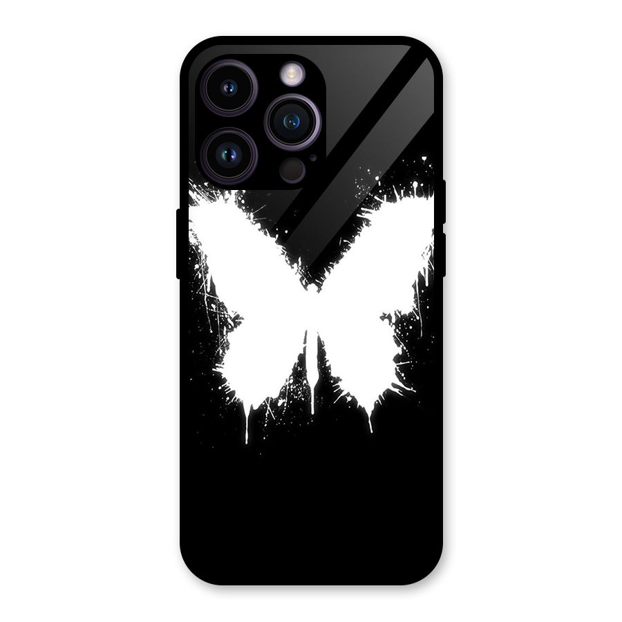Magic Butterfly Glass Back Case for iPhone 14 Pro Max