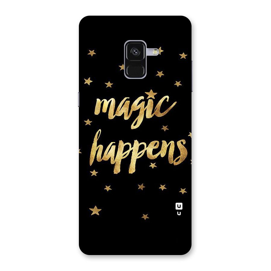 Magic Happens Back Case for Galaxy A8 Plus