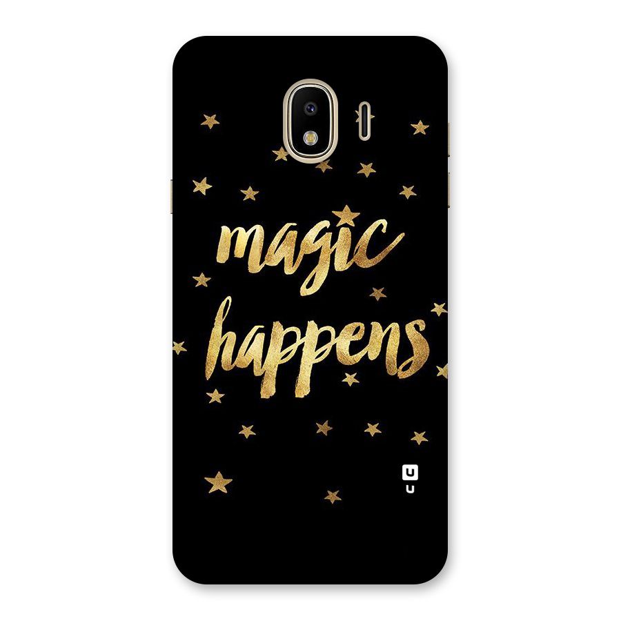 Magic Happens Back Case for Galaxy J4