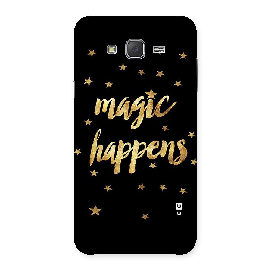 Magic Happens Back Case for Galaxy J7