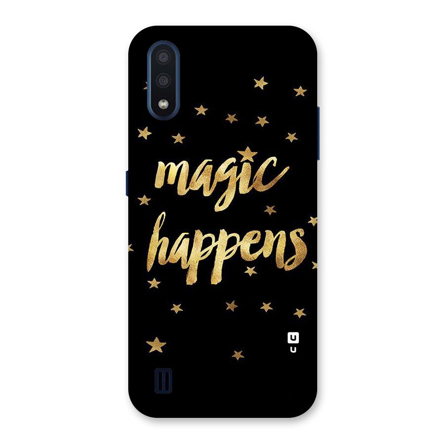 Magic Happens Back Case for Galaxy M01