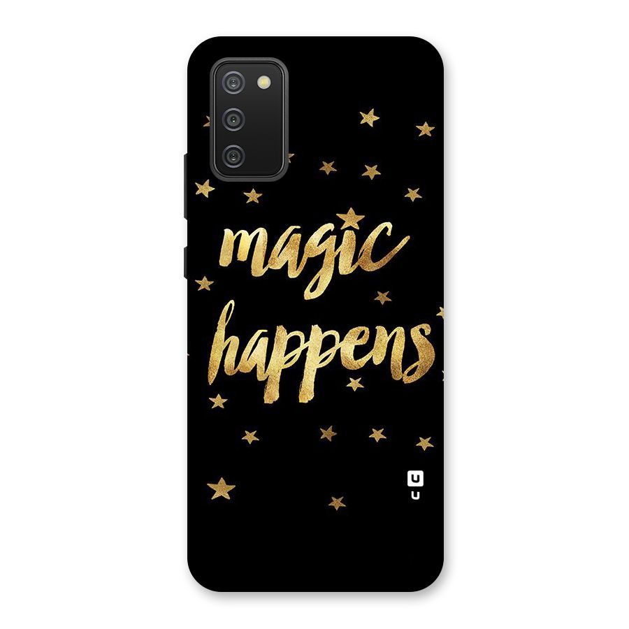 Magic Happens Back Case for Galaxy M02s