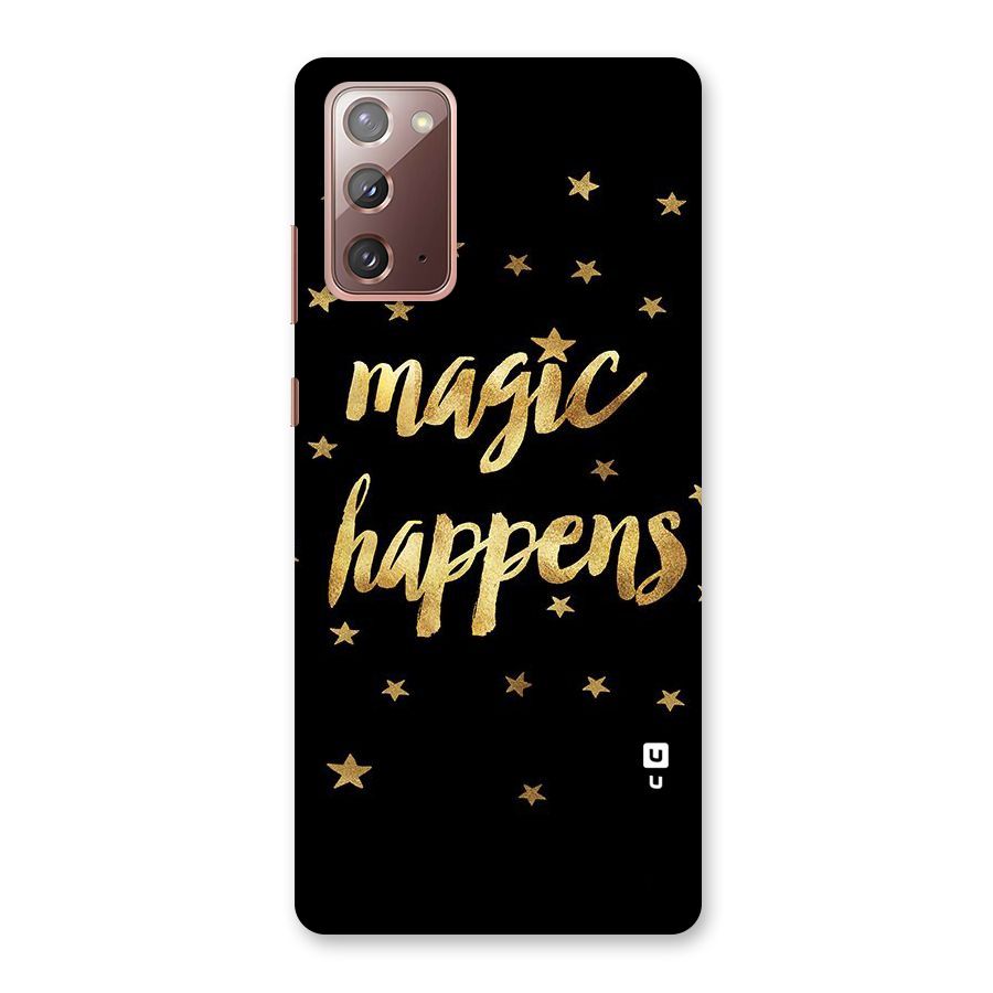 Magic Happens Back Case for Galaxy Note 20