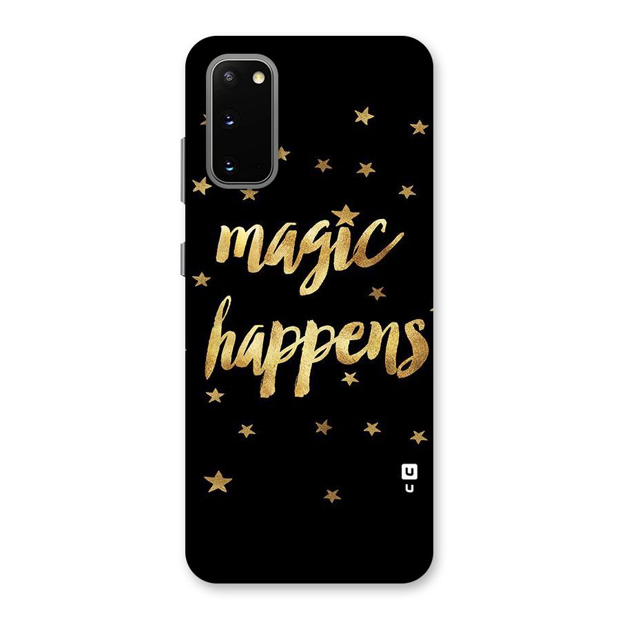 Magic Happens Back Case for Galaxy S20