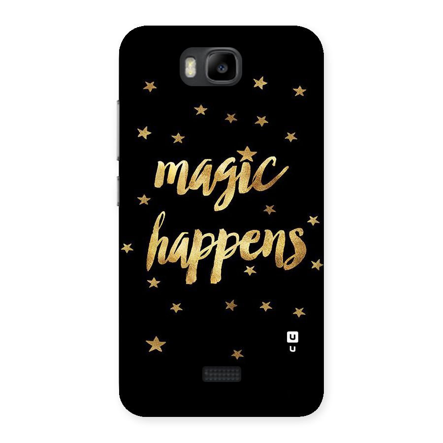 Magic Happens Back Case for Honor Bee
