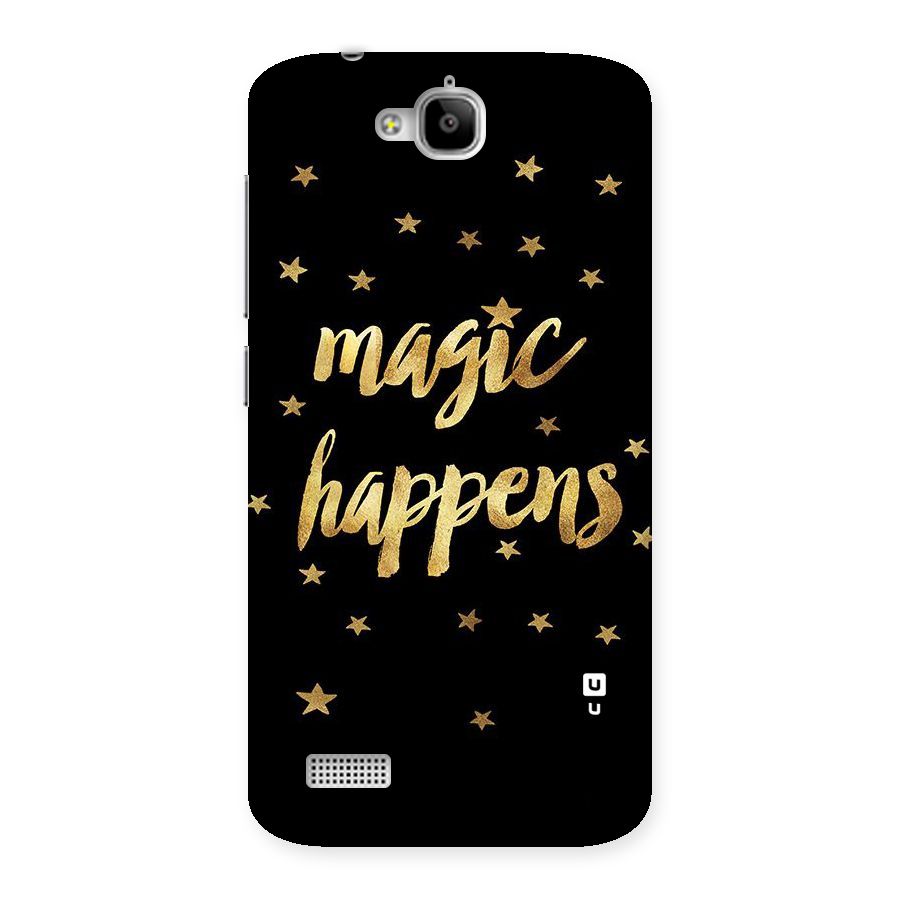 Magic Happens Back Case for Honor Holly