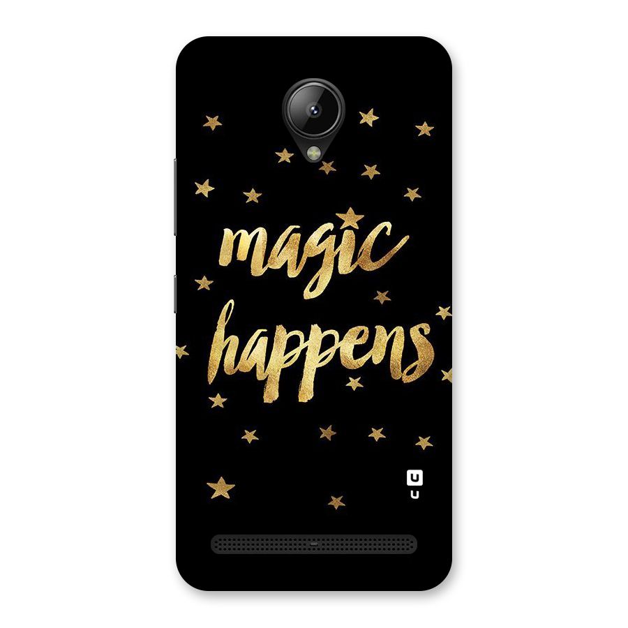 Magic Happens Back Case for Lenovo C2