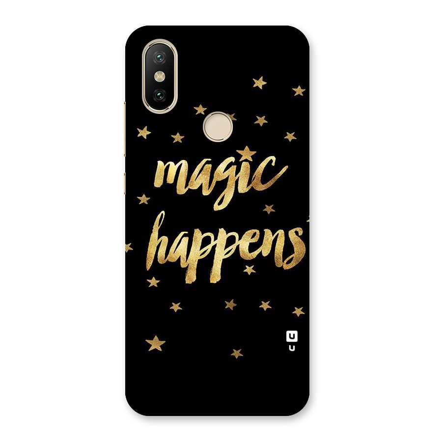 Magic Happens Back Case for Mi A2