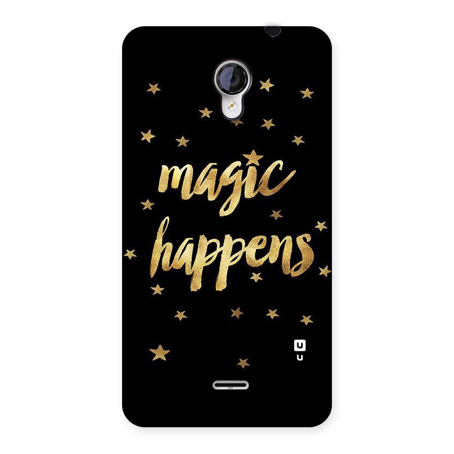 Magic Happens Back Case for Micromax Unite 2 A106
