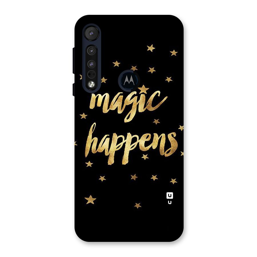 Magic Happens Back Case for Motorola One Macro