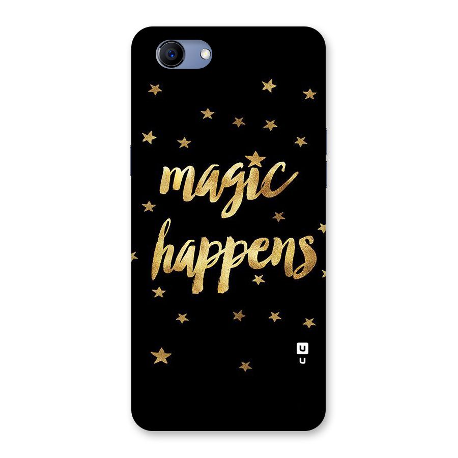 Magic Happens Back Case for Oppo Realme 1