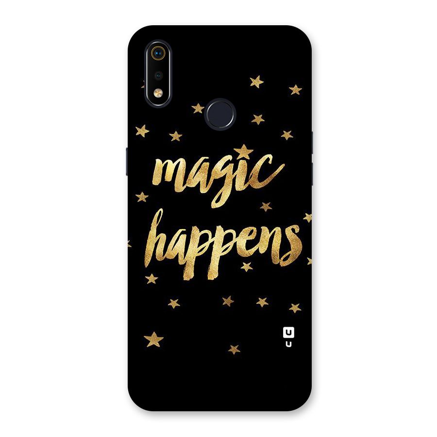 Magic Happens Back Case for Realme 3i