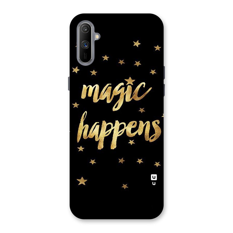 Magic Happens Back Case for Realme C3