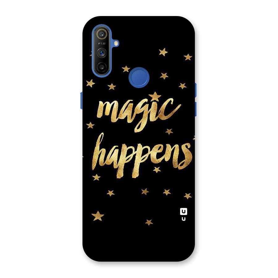 Magic Happens Back Case for Realme Narzo 10A