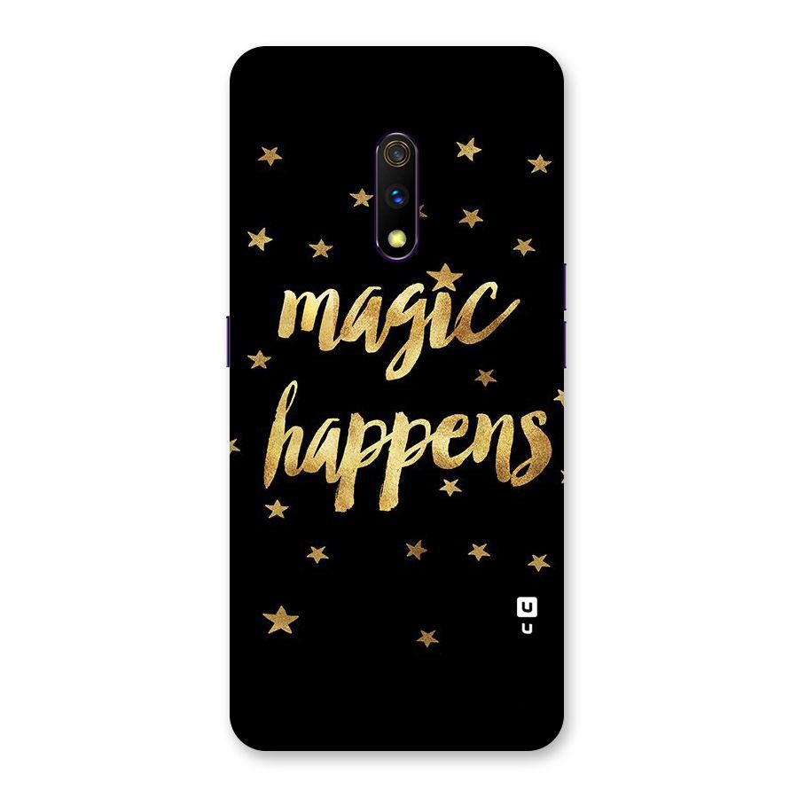 Magic Happens Back Case for Realme X