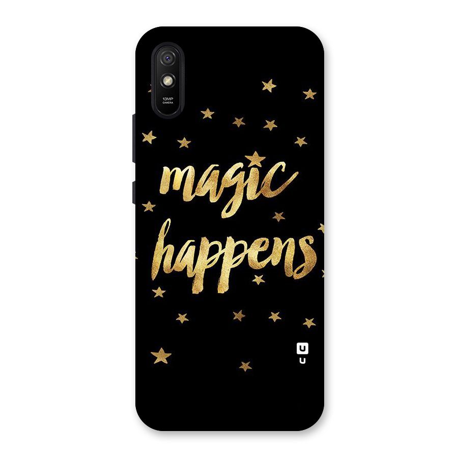 Magic Happens Back Case for Redmi 9A