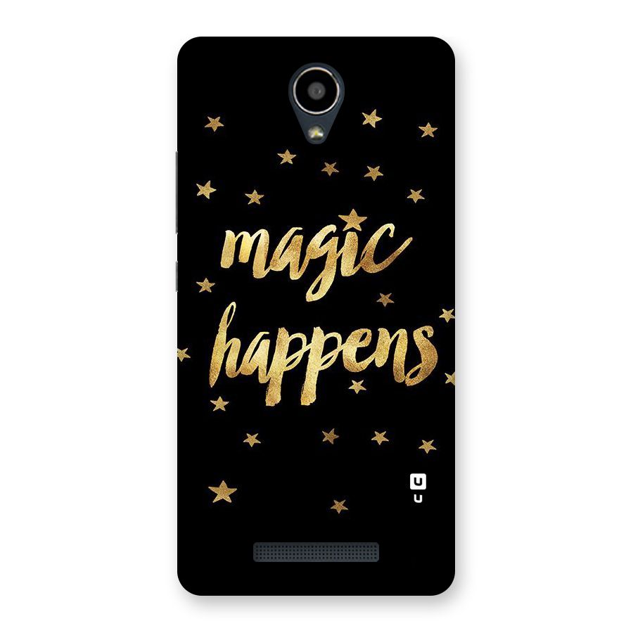 Magic Happens Back Case for Redmi Note 2