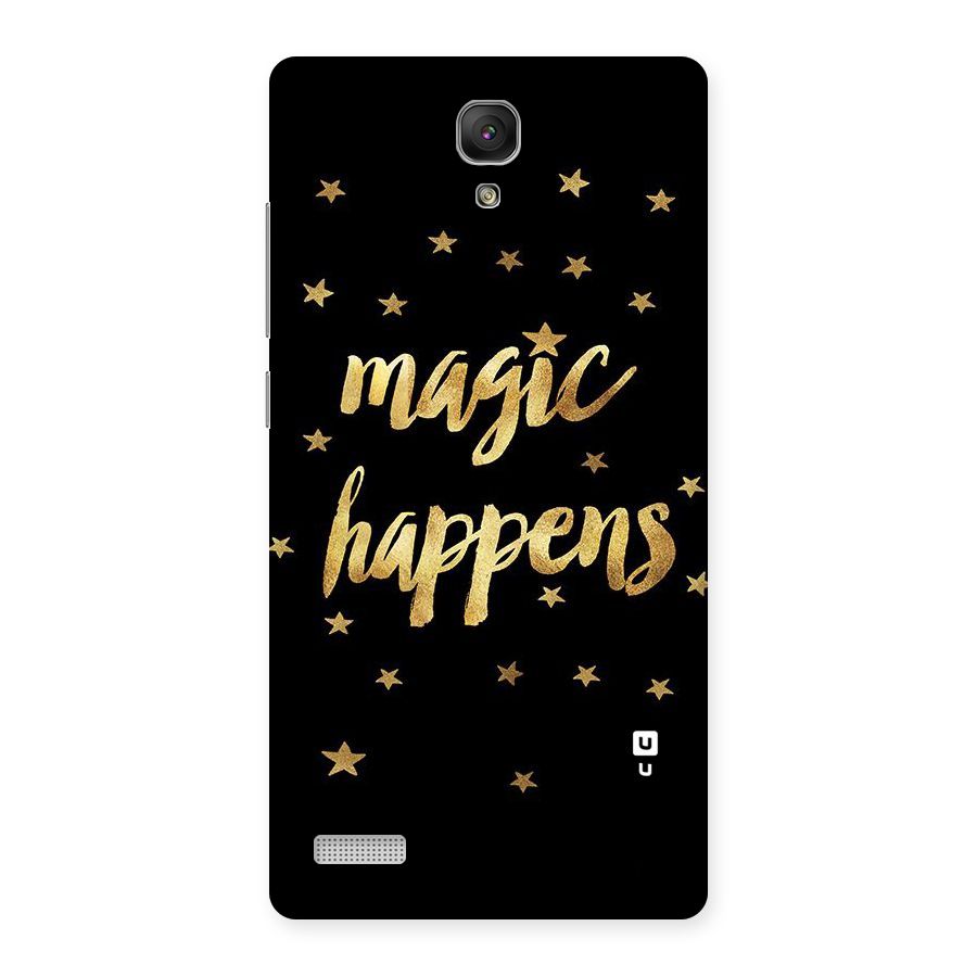 Magic Happens Back Case for Redmi Note Prime