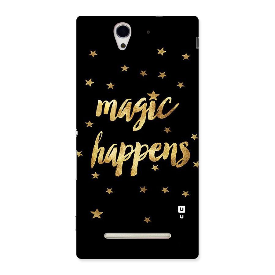 Magic Happens Back Case for Sony Xperia C3