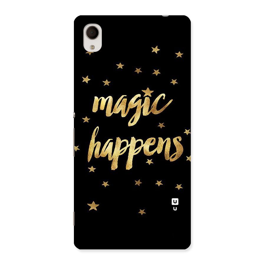 Magic Happens Back Case for Sony Xperia M4