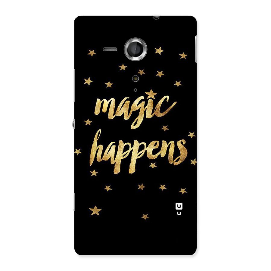 Magic Happens Back Case for Sony Xperia SP