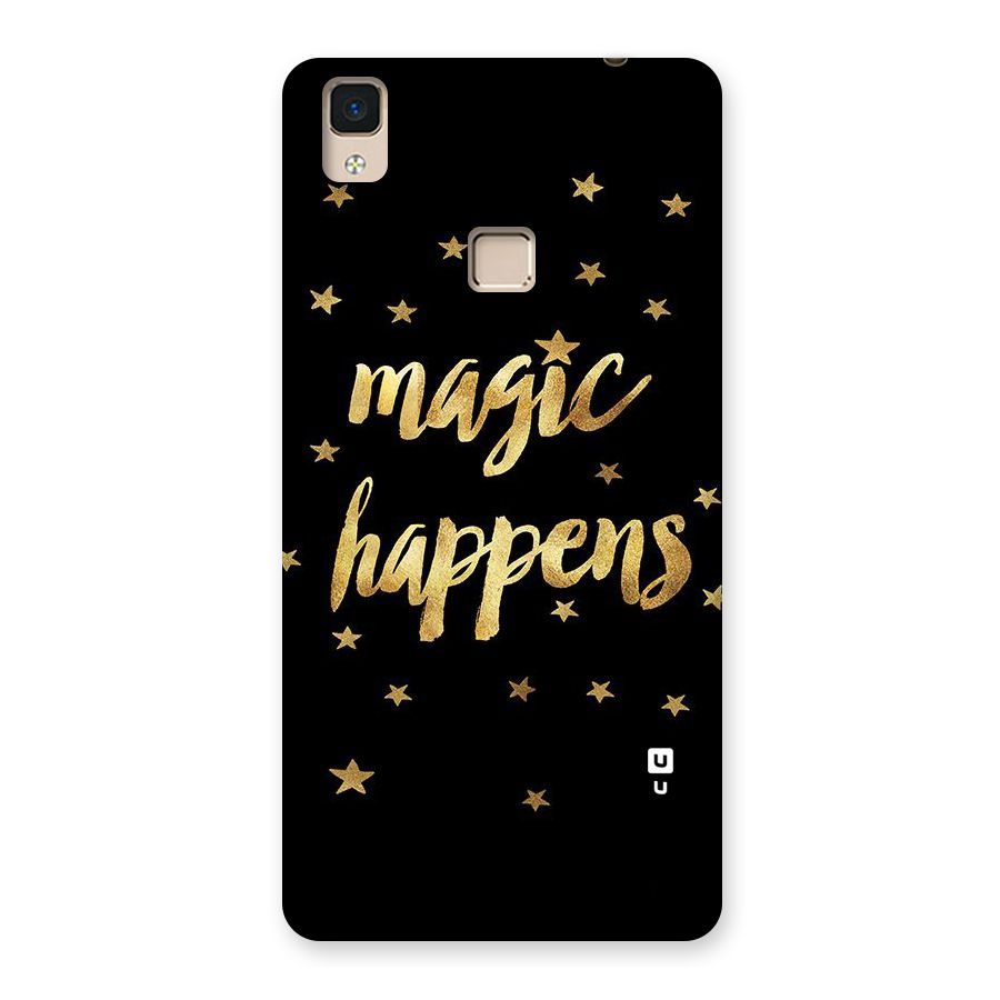 Magic Happens Back Case for V3 Max