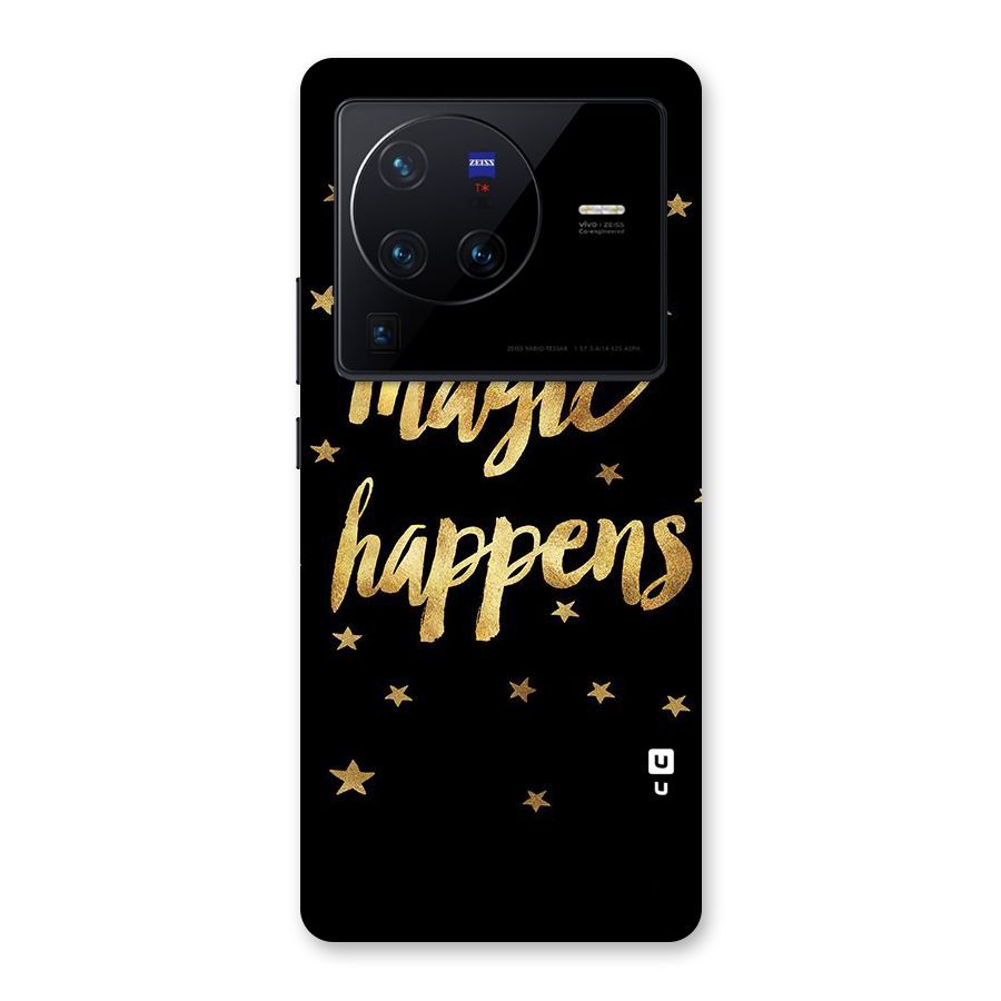 Magic Happens Back Case for Vivo X80 Pro