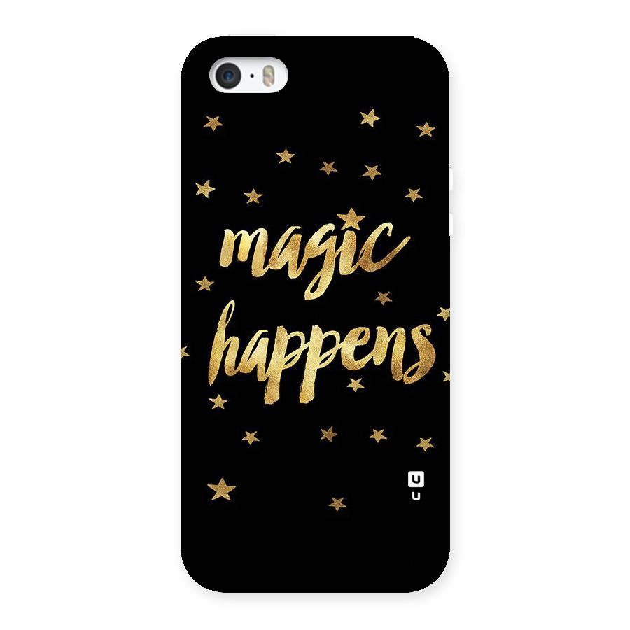 Magic Happens Back Case for iPhone SE