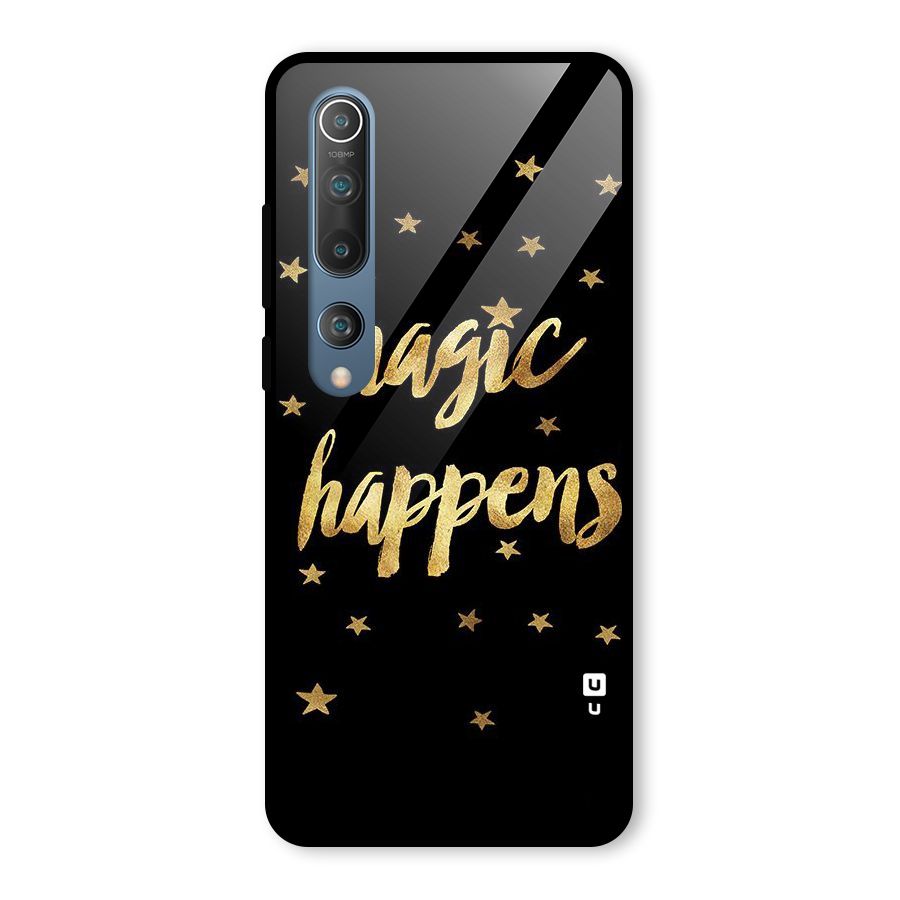 Magic Happens Glass Back Case for Mi 10