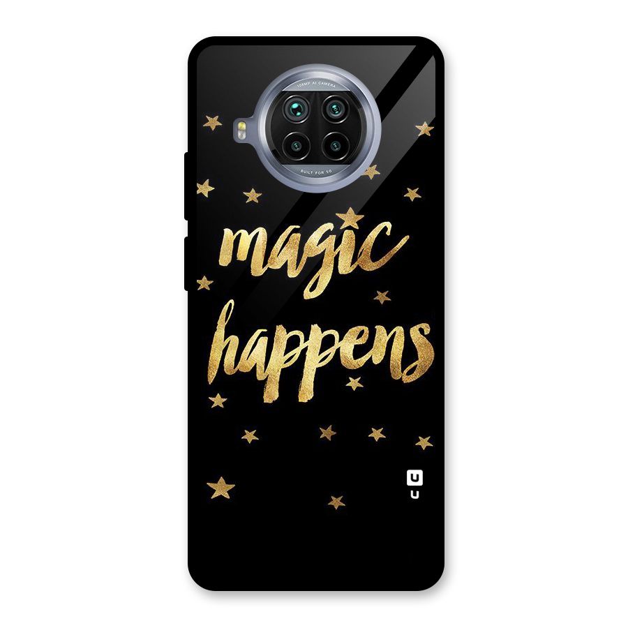 Magic Happens Glass Back Case for Mi 10i