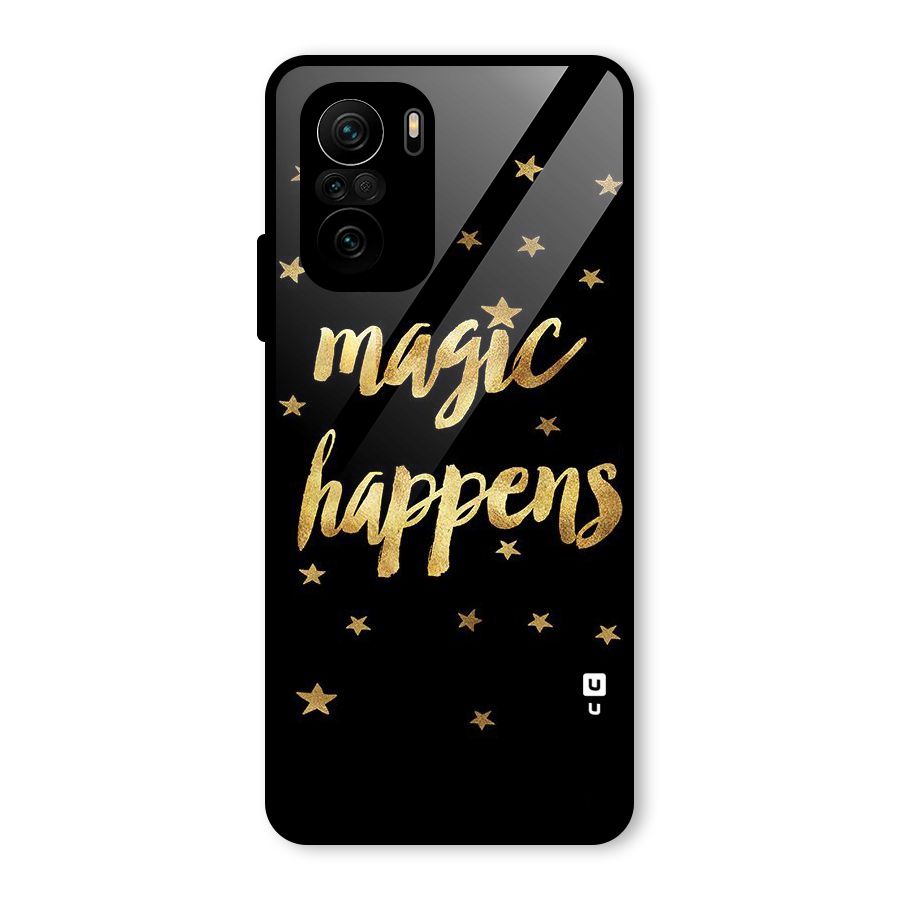 Magic Happens Glass Back Case for Mi 11X Pro