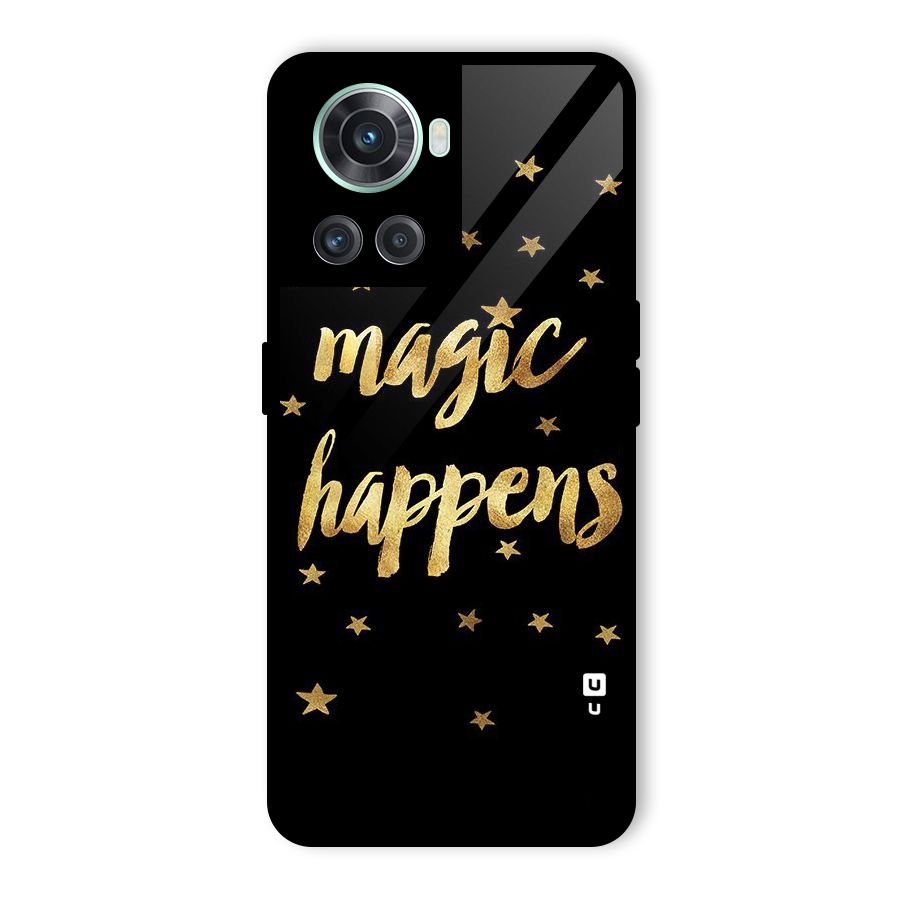 Magic Happens Glass Back Case for OnePlus 10R