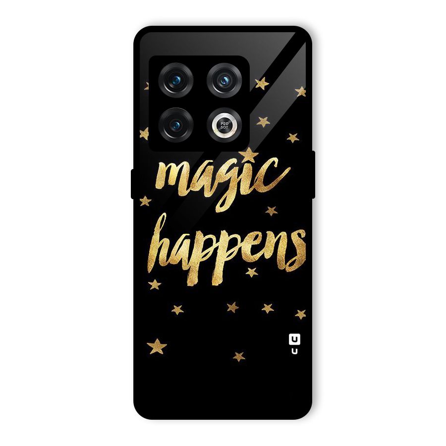 Magic Happens Glass Back Case for OnePlus 10 Pro 5G