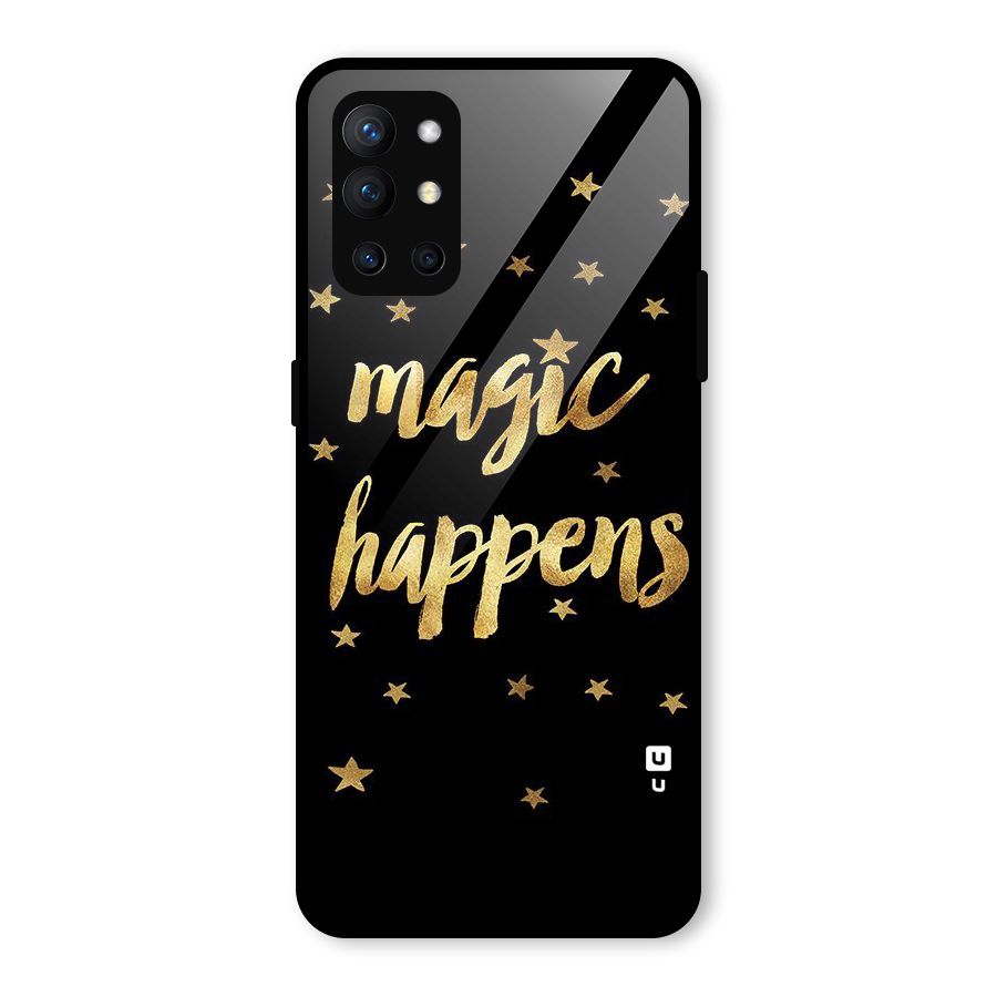 Magic Happens Glass Back Case for OnePlus 9R