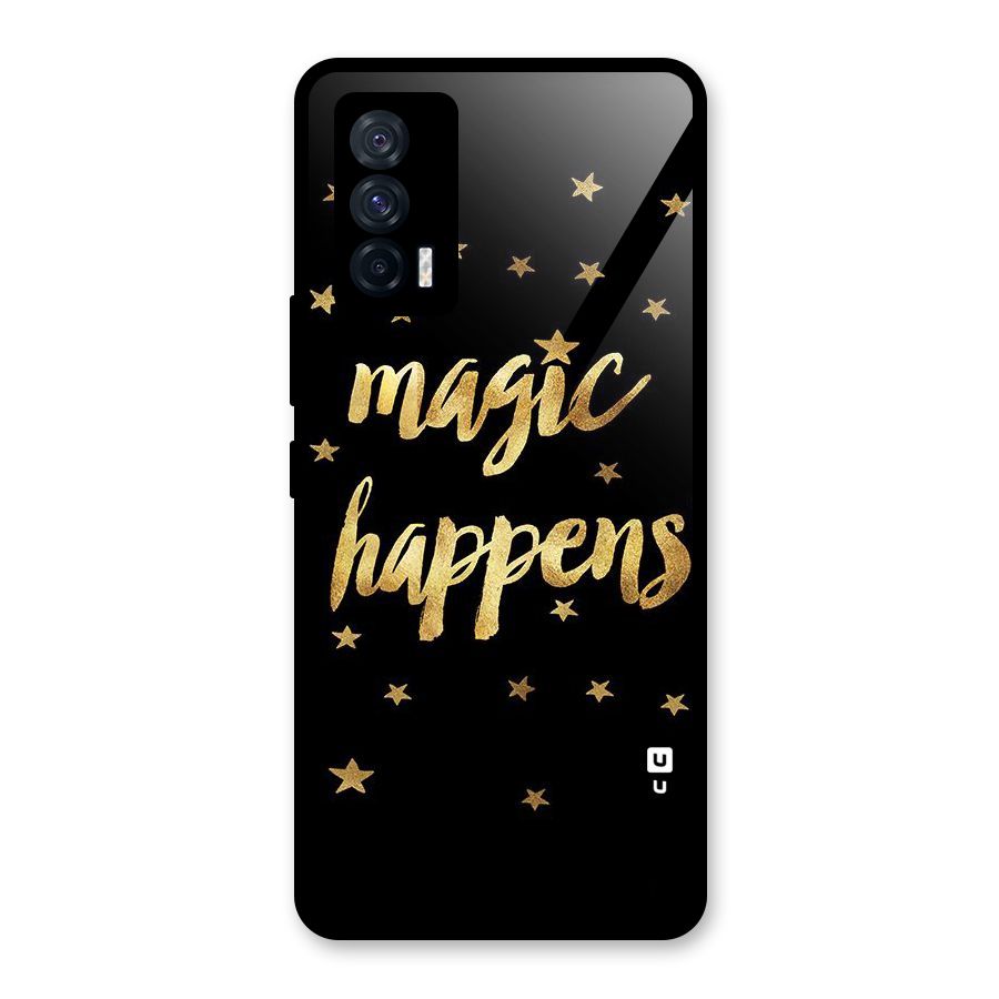 Magic Happens Glass Back Case for Vivo iQOO 7 5G