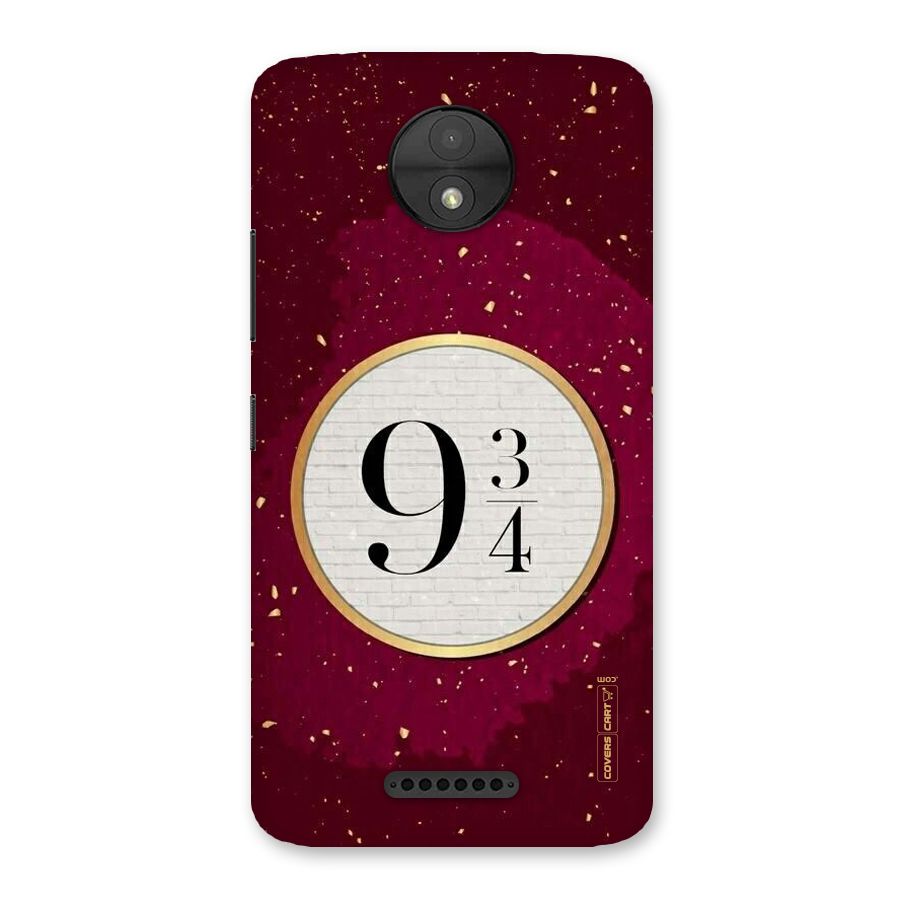 Magic Number Back Case for Moto C