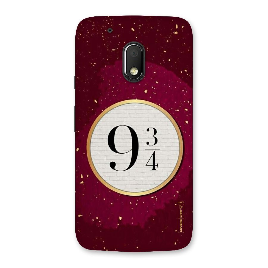 Magic Number Back Case for Moto G4 Play
