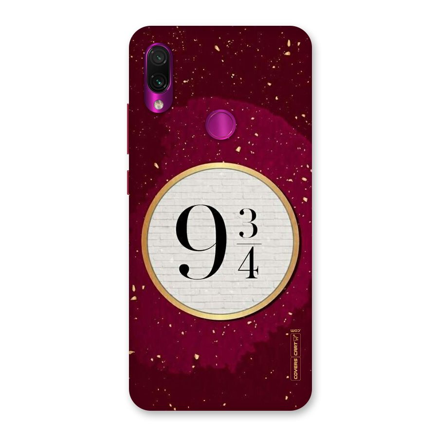 Magic Number Back Case for Redmi Note 7 Pro