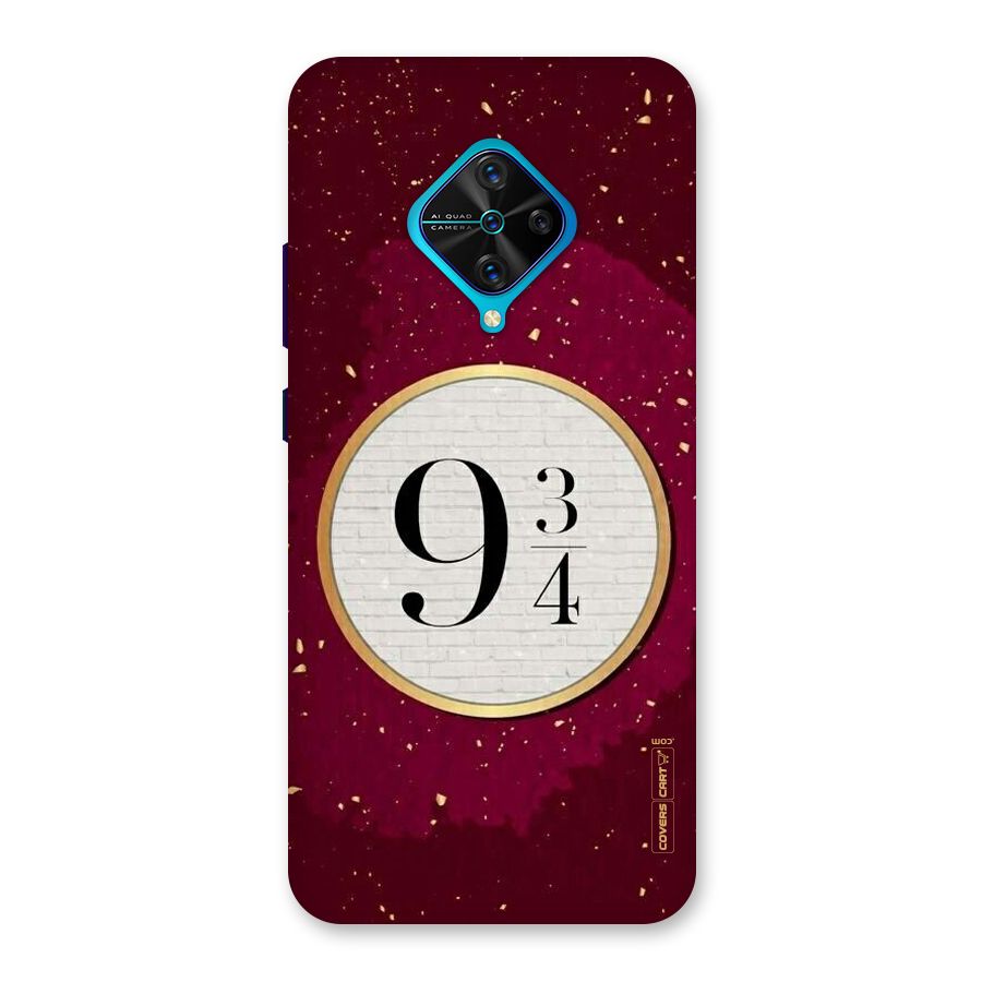 Magic Number Back Case for Vivo S1 Pro