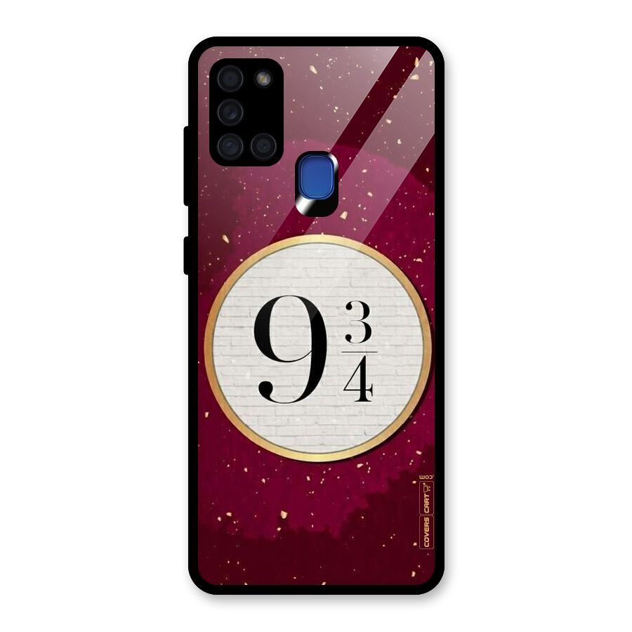 Magic Number Glass Back Case for Galaxy A21s