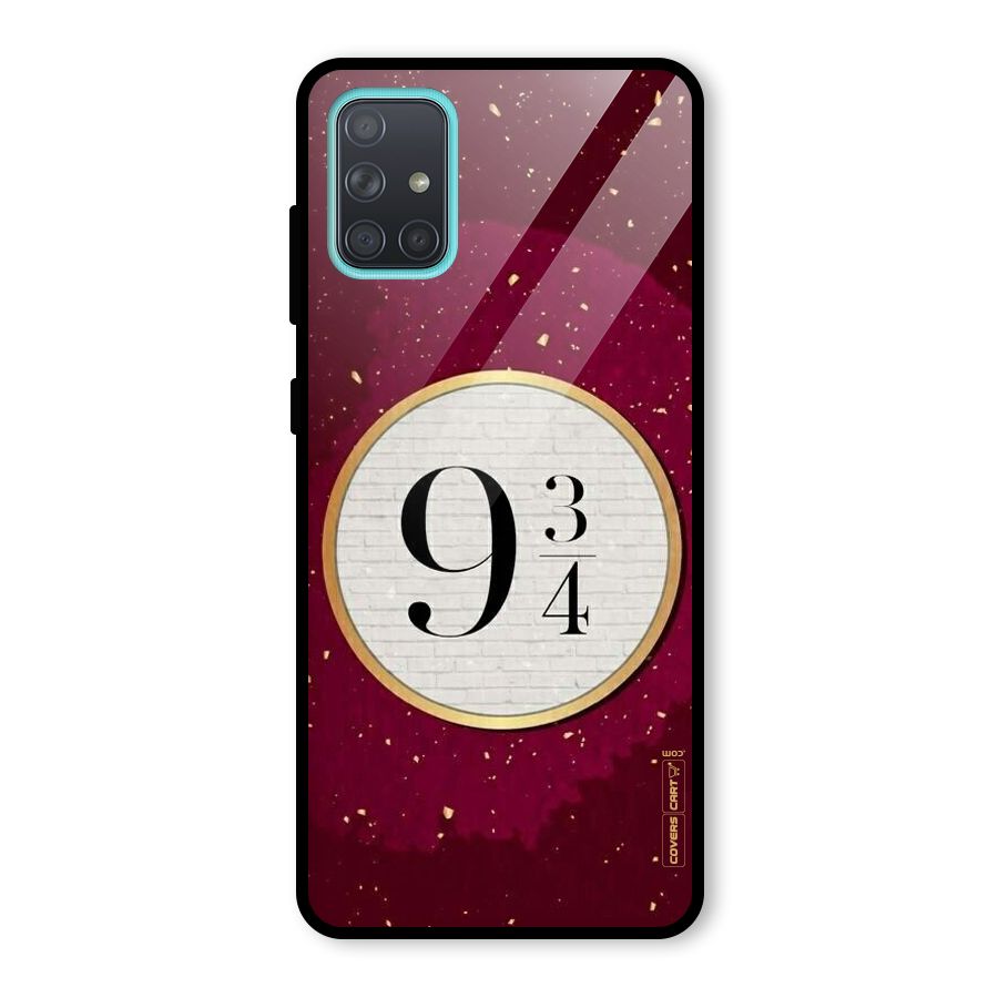 Magic Number Glass Back Case for Galaxy A71
