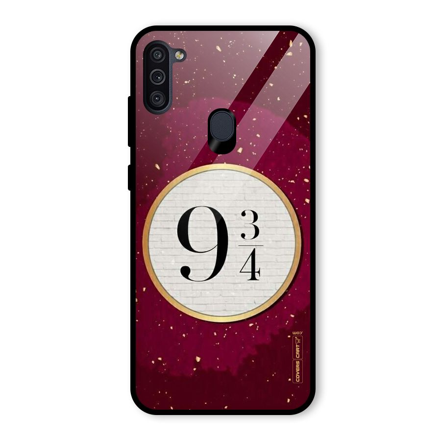 Magic Number Glass Back Case for Galaxy M11