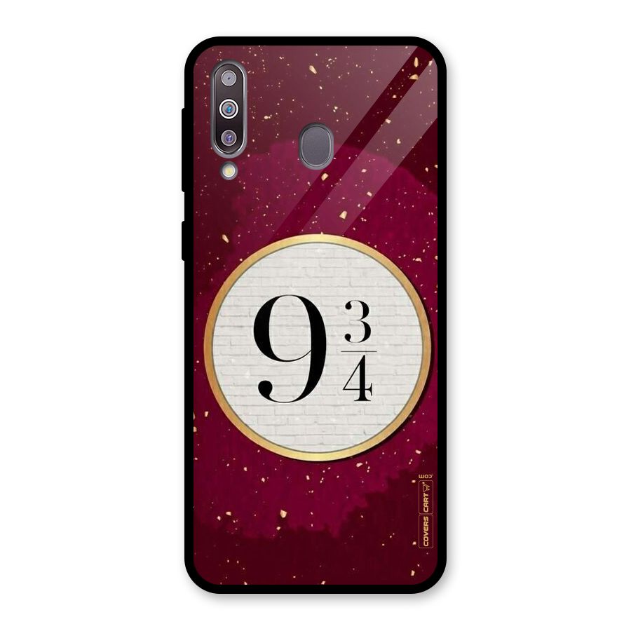 Magic Number Glass Back Case for Galaxy M30