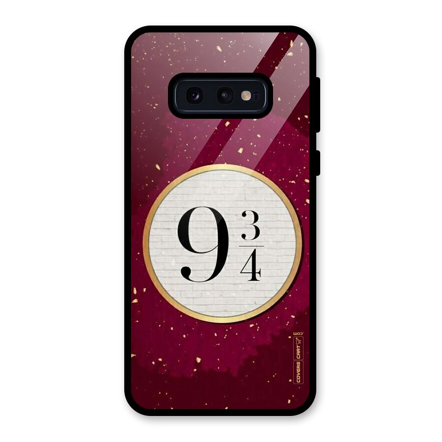 Magic Number Glass Back Case for Galaxy S10e