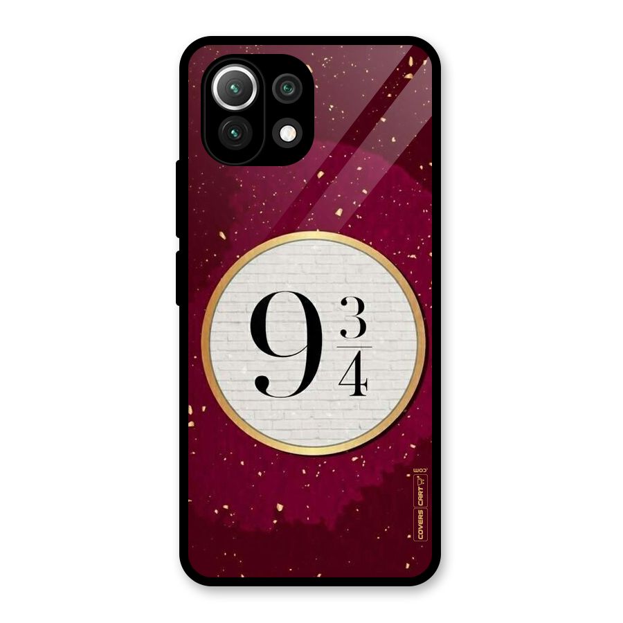 Magic Number Glass Back Case for Mi 11 Lite