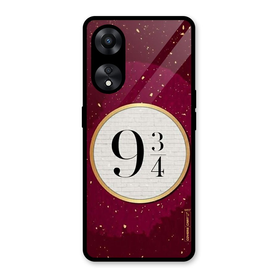 Magic Number Glass Back Case for Oppo A78