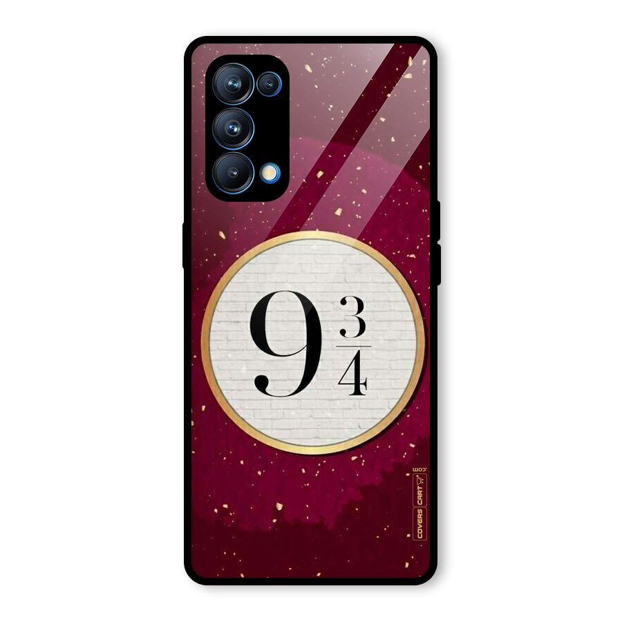 Magic Number Glass Back Case for Oppo Reno5 Pro 5G