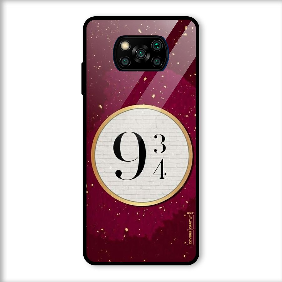 Magic Number Glass Back Case for Poco X3