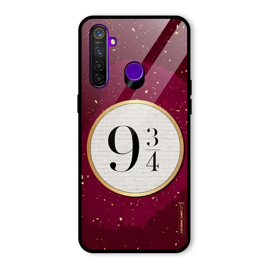 Magic Number Glass Back Case for Realme 5 Pro